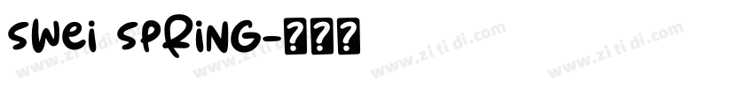 Swei Spring字体转换